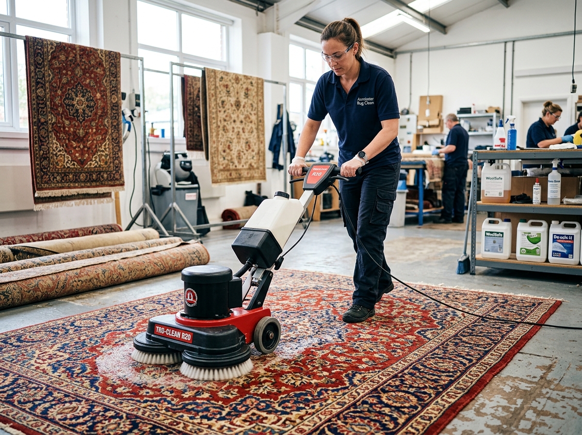 Professional Area Rug Rotary Cleaning