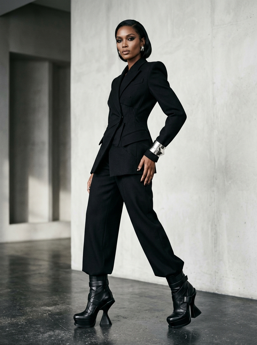 Editorial Fashion Campaign Model